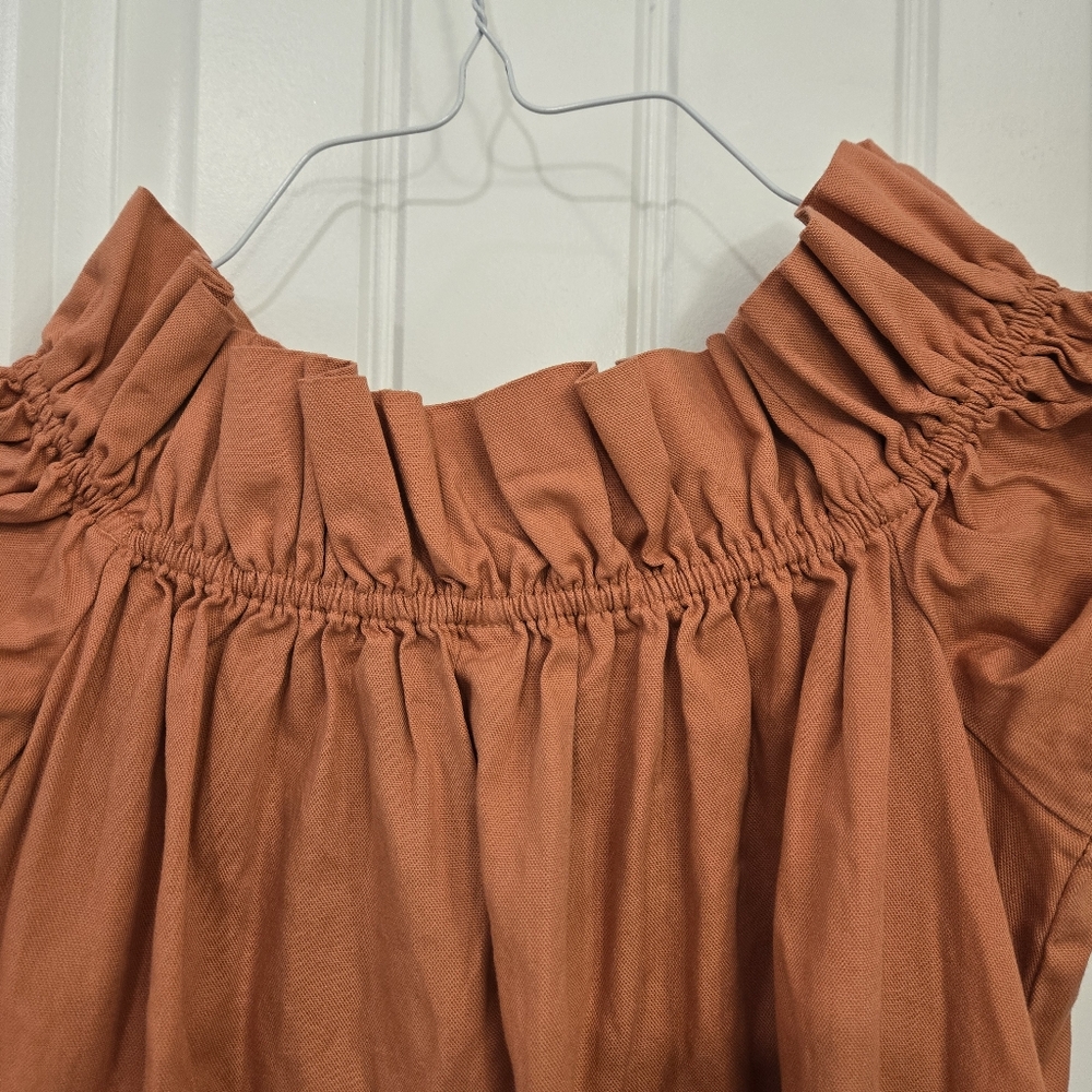 Free People Sophie Off Shoulder Mini Dress Perpetual Sunset XS - Picture 7 of 10